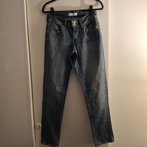Levi's Women's Classic Blue Denim Distressed Jeans